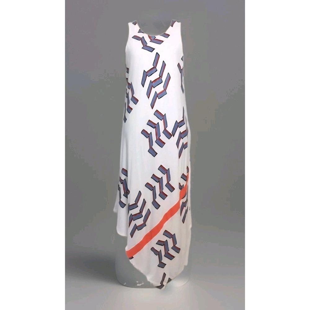 Rachel Roy Asymmetrical Hem Sleeveless Dress Size Small Wedding Classic Casual